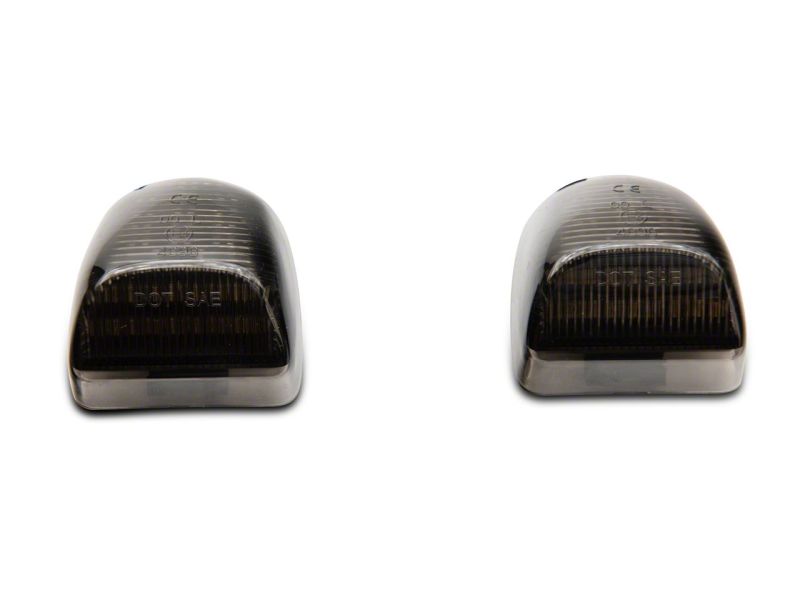 Raxiom 01-13 Chevrolet Silverado/GMC Sierra 1500 Axial Series LED License Plate Lamps- Smoked