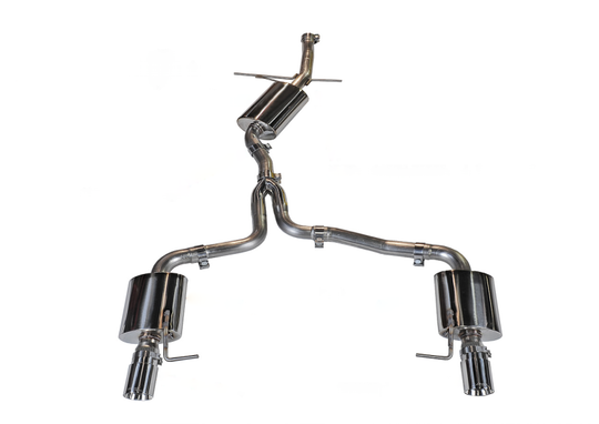 AWE Tuning Audi B8.5 All Road Touring Edition Exhaust - Dual Outlet Polished Silver Tips