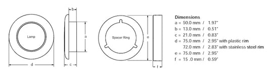 Hella Instruction Lamp White Md12 2Xt