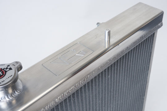 CSF R32 Nissan Skyline GT-R / GT-S Full Billet Aluminum High-Performance Radiator - Raw Finish