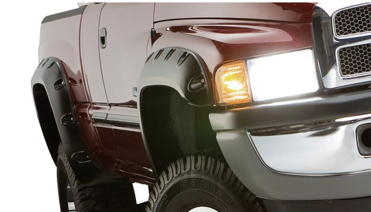 Bushwacker 19-22 GMC Sierra 1500 Pocket Style Flares 4pc - White Frost Tricoat