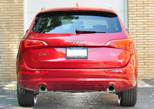 AWE Tuning Audi 8R Q5 3.2L Non-Resonated Exhaust System (Downpipe-Back) - Diamond Black Tips