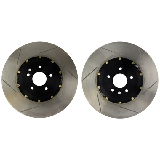 StopTech 2015 BMW M3/M4 380mm x 30mm AeroRotor Drilled Front Rotor Pair