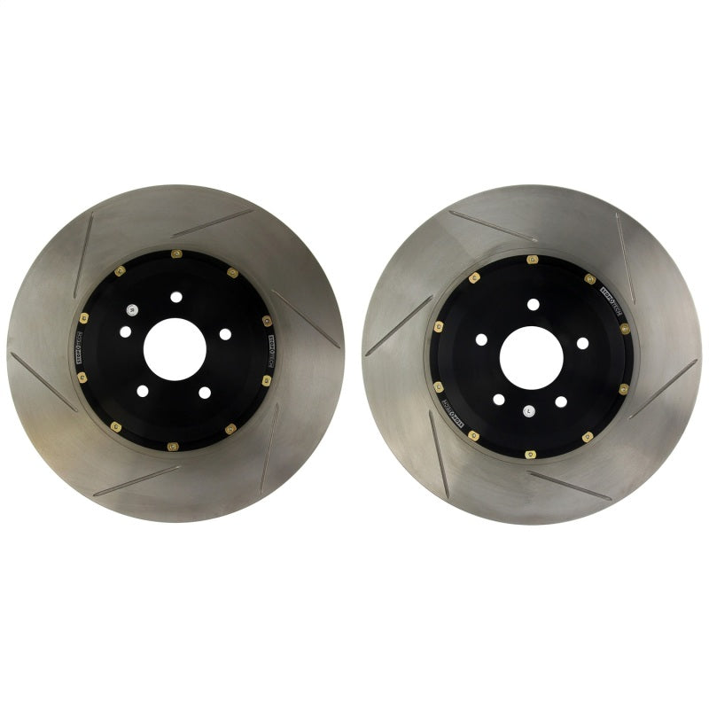 StopTech 03-15 Subaru STi 326mm x 30mm AeroRotor Slotted Front Rotor Pair