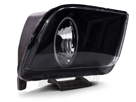 Raxiom 05-09 Ford Mustang GT V6 Axial Series CCFL Halo Projector Headlight- Blk Housing (Smkd Lens)