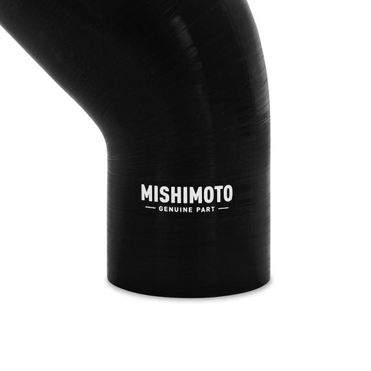 Mishimoto 2.5in to 3in 45 Degree Silicone Coupler - Black