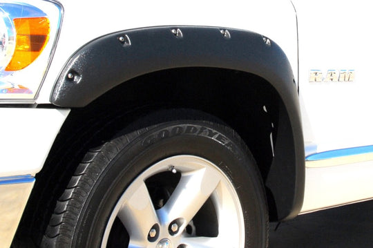 Lund 02-08 Dodge Ram 1500 RX-Rivet Style Textured Elite Series Fender Flares - Black (4 Pc.)