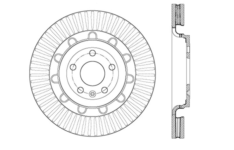 StopTech Slotted & Drilled Sport Brake Rotor