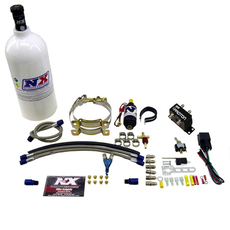 Nitrous Express Single Cyl Proton Nitrous Kit w/1.0lb Bottle