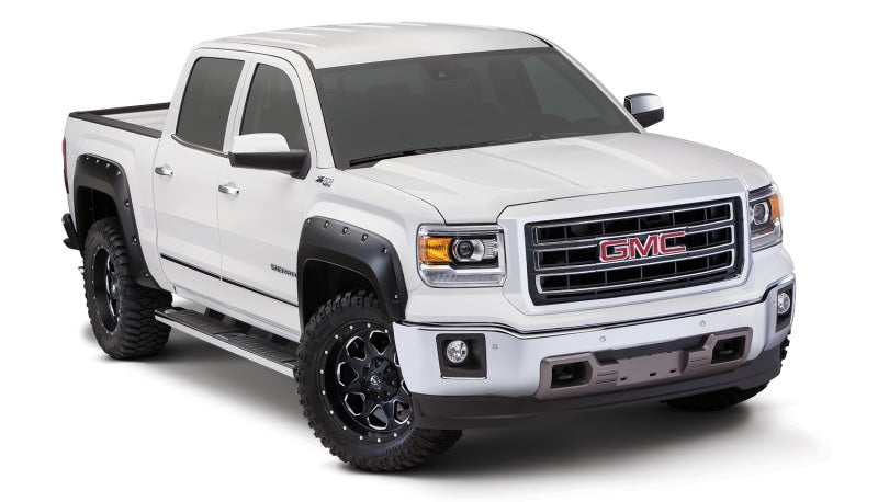 Bushwacker 16-18 GMC Sierra 1500 Pocket Style Flares 4pc - Black