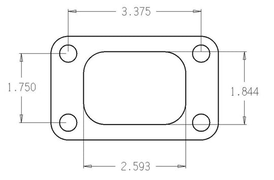 Cometic Turbo FLG T3/T4 Turbine Inlet Exhaust Gasket