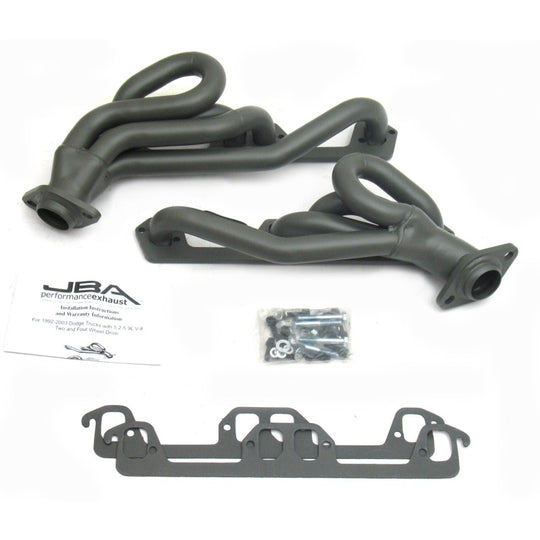 JBA 96-03 Dodge Truck 5.2L/5.9L Magnum 1-1/2in Primary Ti Ctd Cat4Ward Header