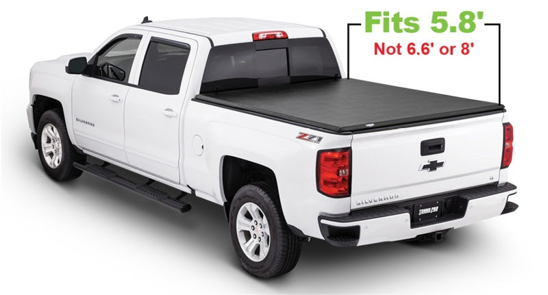 Tonno Pro 14-19 Chevy Silverado 1500 5.8ft Fleetside Hard Fold Tonneau Cover