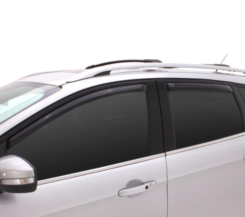 AVS 13-18 Toyota Avalon Ventvisor In-Channel Front &amp; Rear Window Deflectors 4pc - Smoke