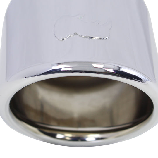 Go Rhino Exhaust Tip - Chrome - ID 2in x L 6in x OD 3in