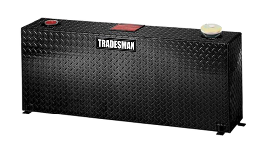 Tradesman Aluminum Rectangular Liquid Storage Tank (55 Gallon Capacity) - Black