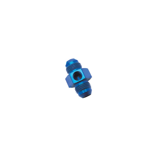 Russell Performance -8 AN Fuel Union Pressure Adapter (Blue)