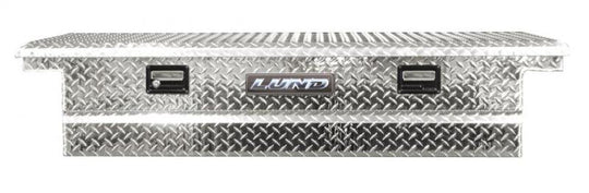 Lund Universal Aluminum Single Lid Cross Bed Box - Brite