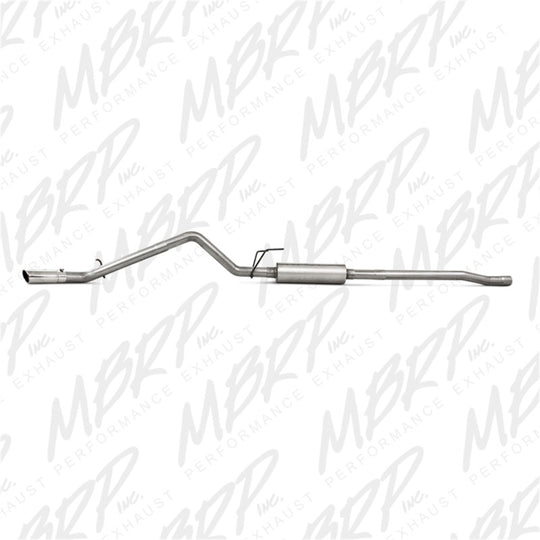 MBRP 06-08 Ram Hemi 1500 Mega Cab 5.7L / 03-13 Ram Hemi 2500/3500 5.7L Alum 3in Cat Back Single Side