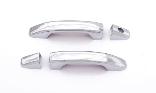 AVS 14-18 Chevy Silverado 1500 Door Handle Covers (2 Door) 4pc Set - Chrome