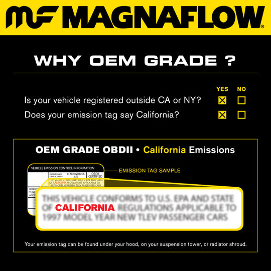 MagnaFlow Conv DF 01-04 Nissan Frontier Passenger Side Manifold