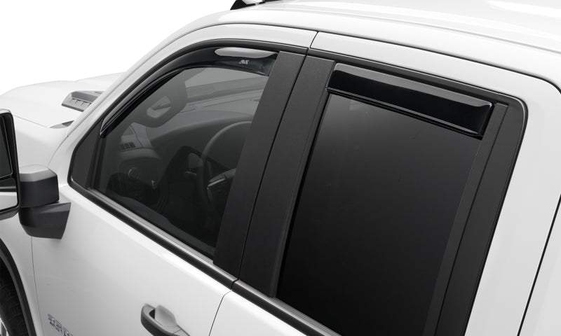 AVS 17-22 Mazda CX-5 In-Channel Ventvisor Front &amp; Rear Window Deflectors 4pc - Smoke