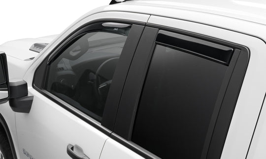 AVS 17-22 Mazda CX-5 In-Channel Ventvisor Front &amp; Rear Window Deflectors 4pc - Smoke