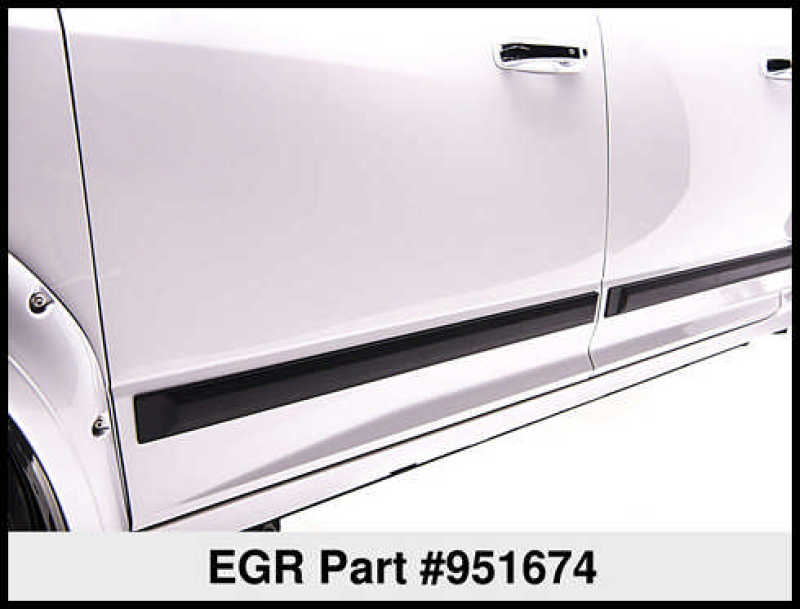 EGR Crew Cab Front 41.5in Rear 38in Rugged Style Body Side Moldings (951674)