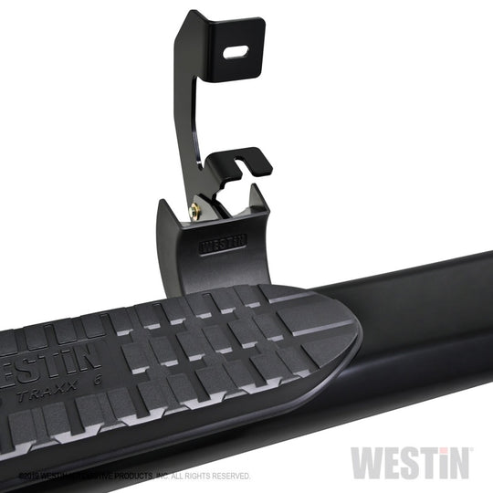 Westin 19-21 Chevrolet Silverado Crew Cab PRO TRAXX 6 Oval Nerf Step Bars - Black