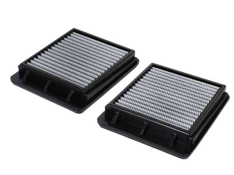 aFe MagnumFLOW Air Filters OEM Replacement Pro DRY S 09-15 Nissan GT-R V6 3.8L (tt)