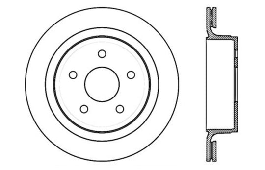 StopTech Slotted & Drilled Sport Brake Rotor