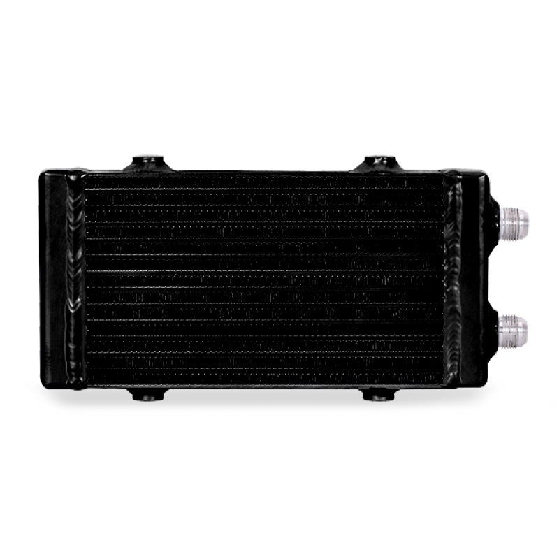 Mishimoto Universal Small Bar and Plate Dual Pass Black Oil Cooler