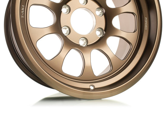 Titan 7 T-AK1 17x8.5 5x127 -1 Offset / 71.5 CB Techna Bronze Wheel (Dropship ONLY)