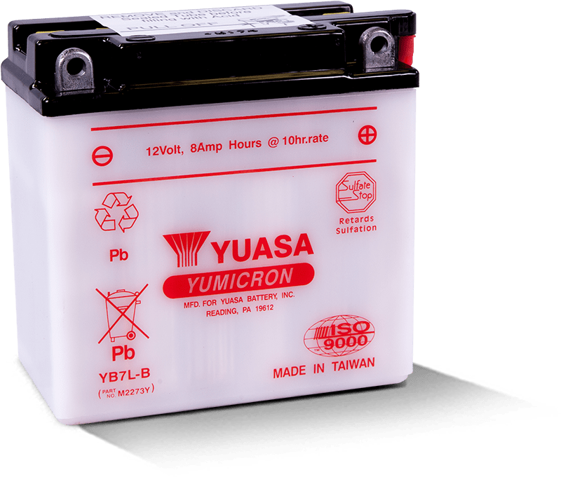 Yuasa YB7L-B Yumicron 12 Volt Battery