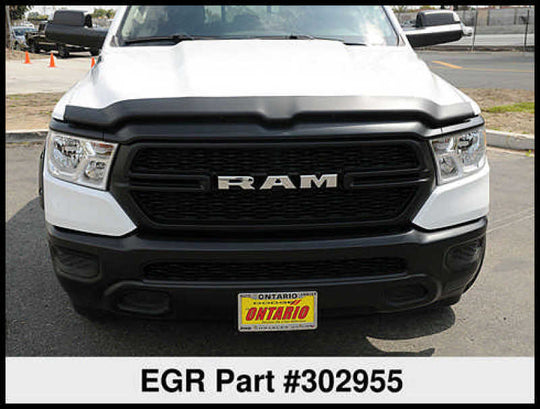 EGR 2019 Dodge Ram 1500 Superguard Hood Shield - Matte