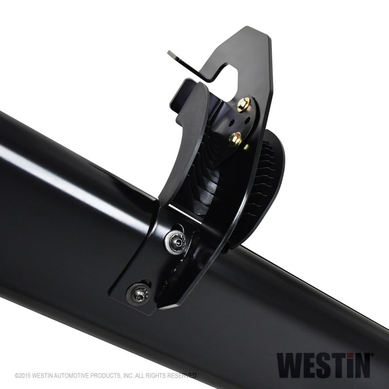 Westin 2019 Chevrolet Silverado Double Cab PRO TRAXX 6 Oval Nerf Step Bars - Black