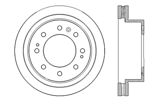 StopTech Slotted & Drilled Sport Brake Rotor