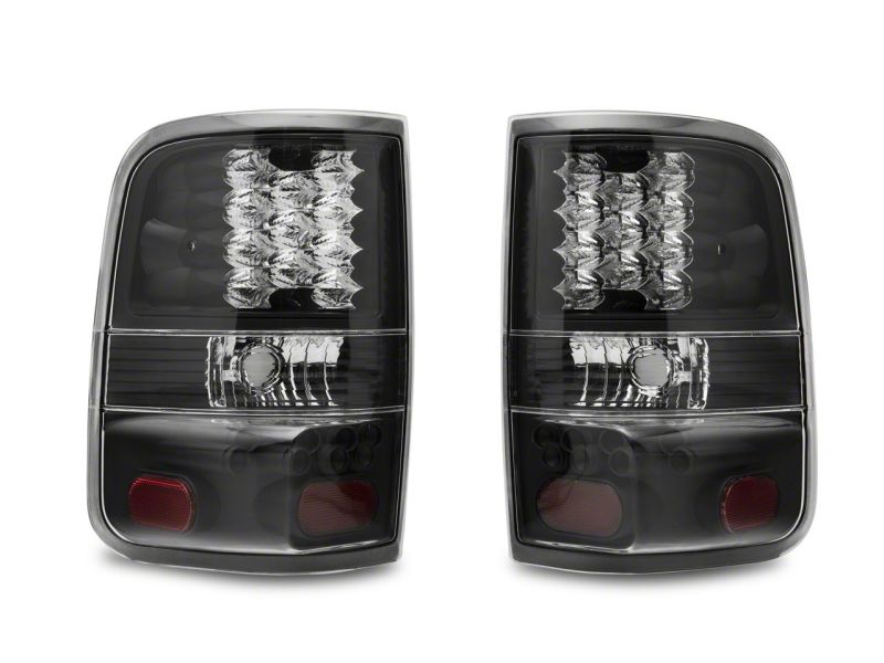 Raxiom 04-08 Ford F-150 Styleside LED Tail Lights- Blk Housing (Clear Lens)