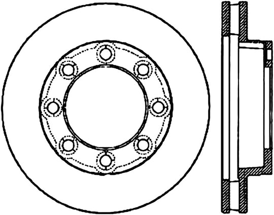 StopTech Slotted & Drilled Sport Brake Rotor