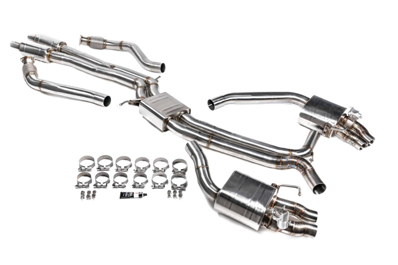 VR Performance Audi RS7/RS6 Stainless Valvetronic Exhaust System with Carbon Tips