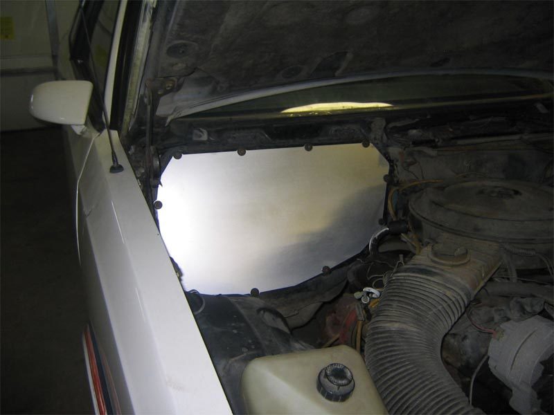 UMI Performance 78-87 GM G-Body AC/Heater Box Delete Panel - Black