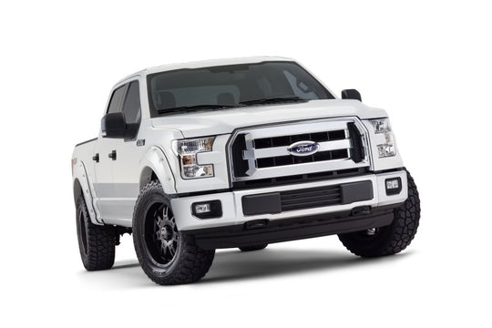 Bushwacker 16-17 Ford F-150 Styleside Pocket Style Flares 4pc 78.9/67.1/97.6in Bed - Oxford White