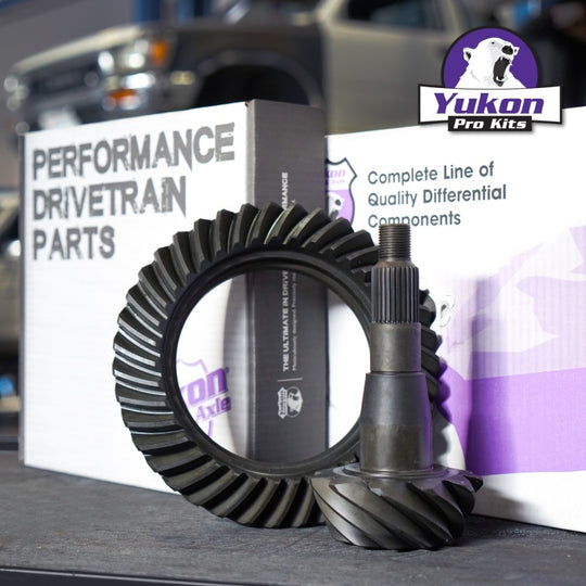 Yukon 11.25in Dana 80 4.56 Rear Ring & Pinion Install Kit 35 Spline Positraction 4.125in BRG