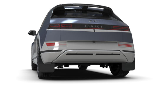 Rally Armor 22-24 Hyundai Ioniq 5 Red Mud Flap w/Black Logo