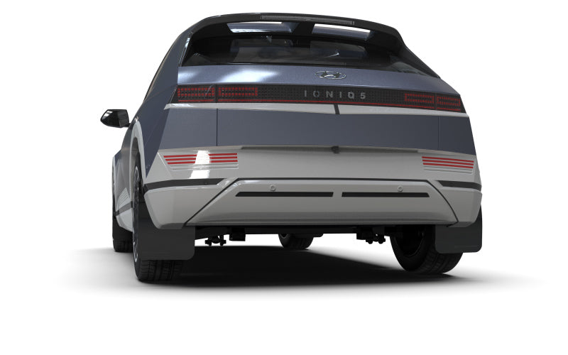 Rally Armor 22-24 Hyundai Ioniq 5 Black Mud Flap w/Red Logo