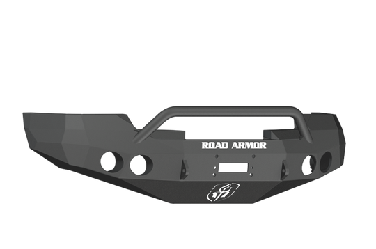 Road Armor 08-13 GMC 1500 Stealth Front Winch Bumper w/Pre-Runner Guard - Tex Blk