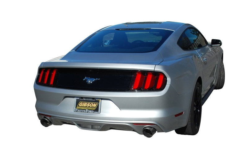 Gibson 15-19 Ford Mustang EcoBoost 2.3L 2.25in Cat-Back Dual Exhaust - Stainless