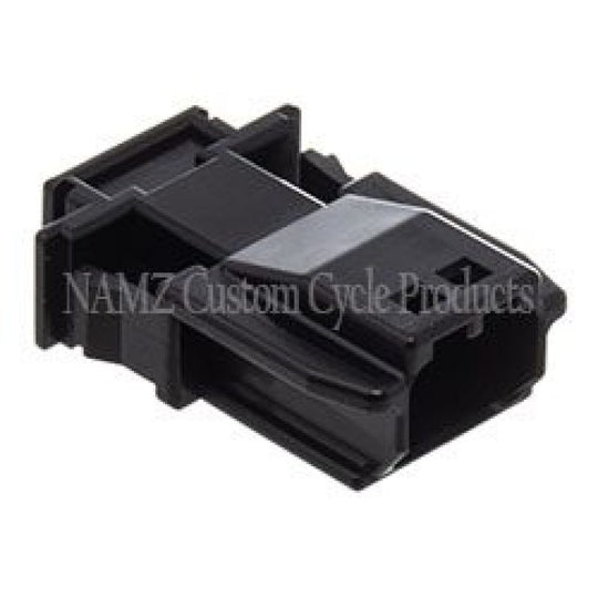 NAMZ JAE MX-1900 2-Position Male Black Pin Housing (HD 72905-11)
