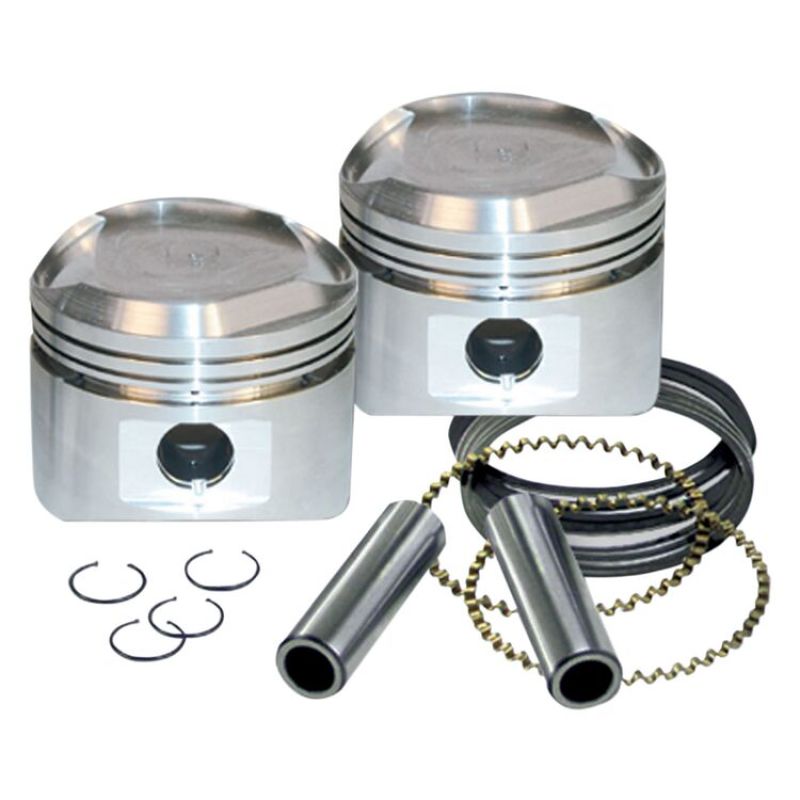 S&amp;S Cycle 36-84 BT 3-7/16in Piston Set - .030in