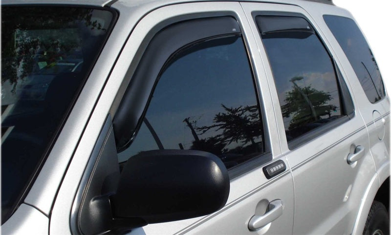 AVS 06-14 Honda Ridgeline Ventvisor In-Channel Front &amp; Rear Window Deflectors 4pc - Smoke